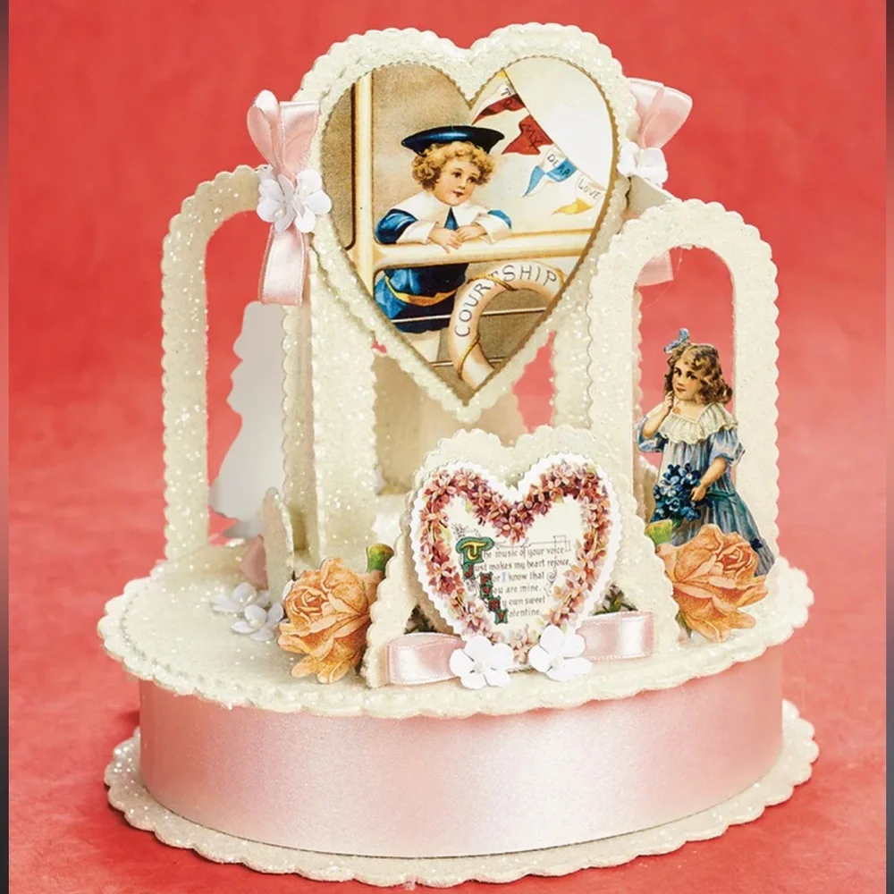 Vintage Courtship Valentine’s Day Box - Picture 1 of 6